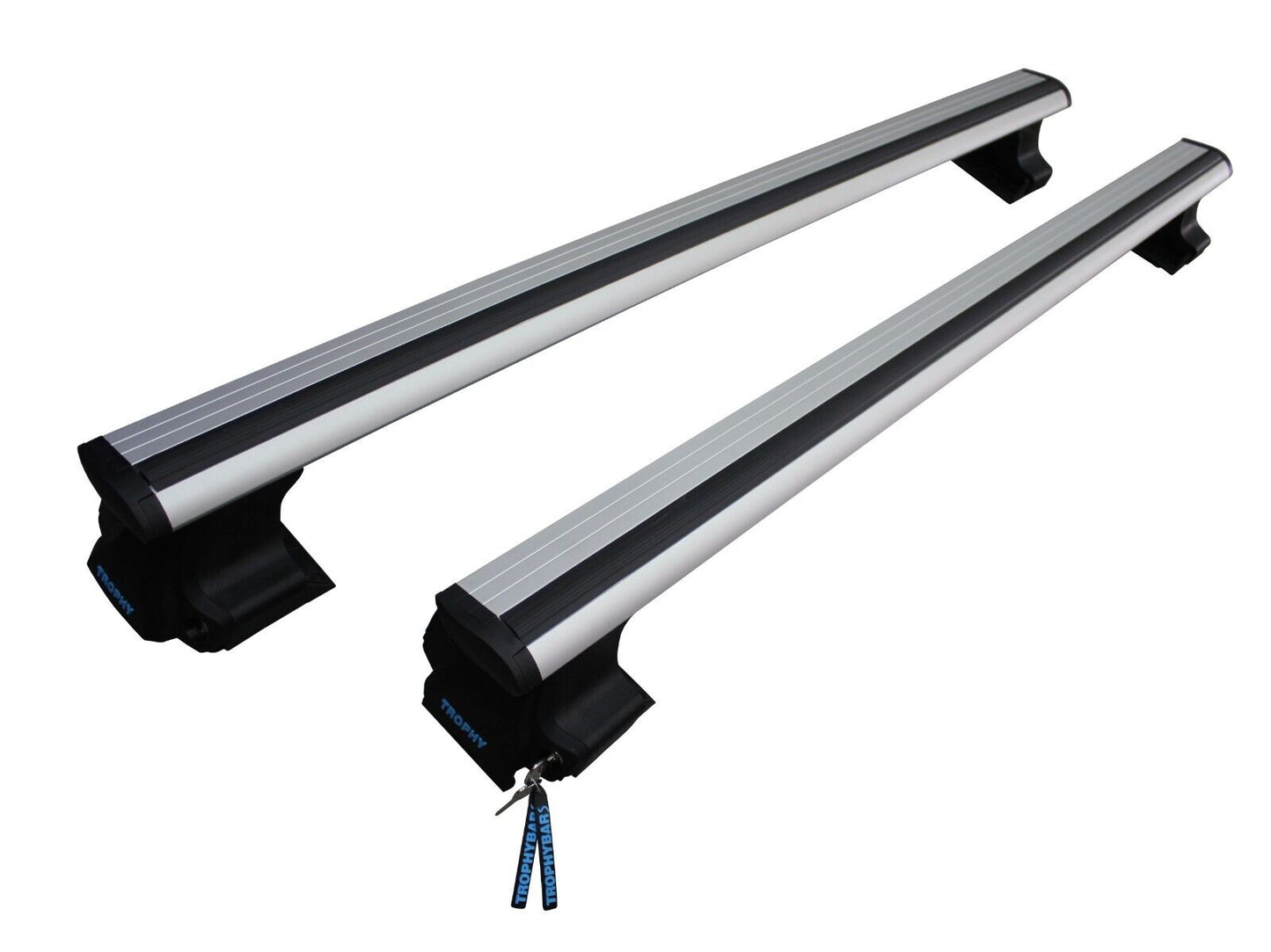 Roof Rack Cross Bars For Volvo S40 II 2004-2012 Rail Aluminum Luggage Silver