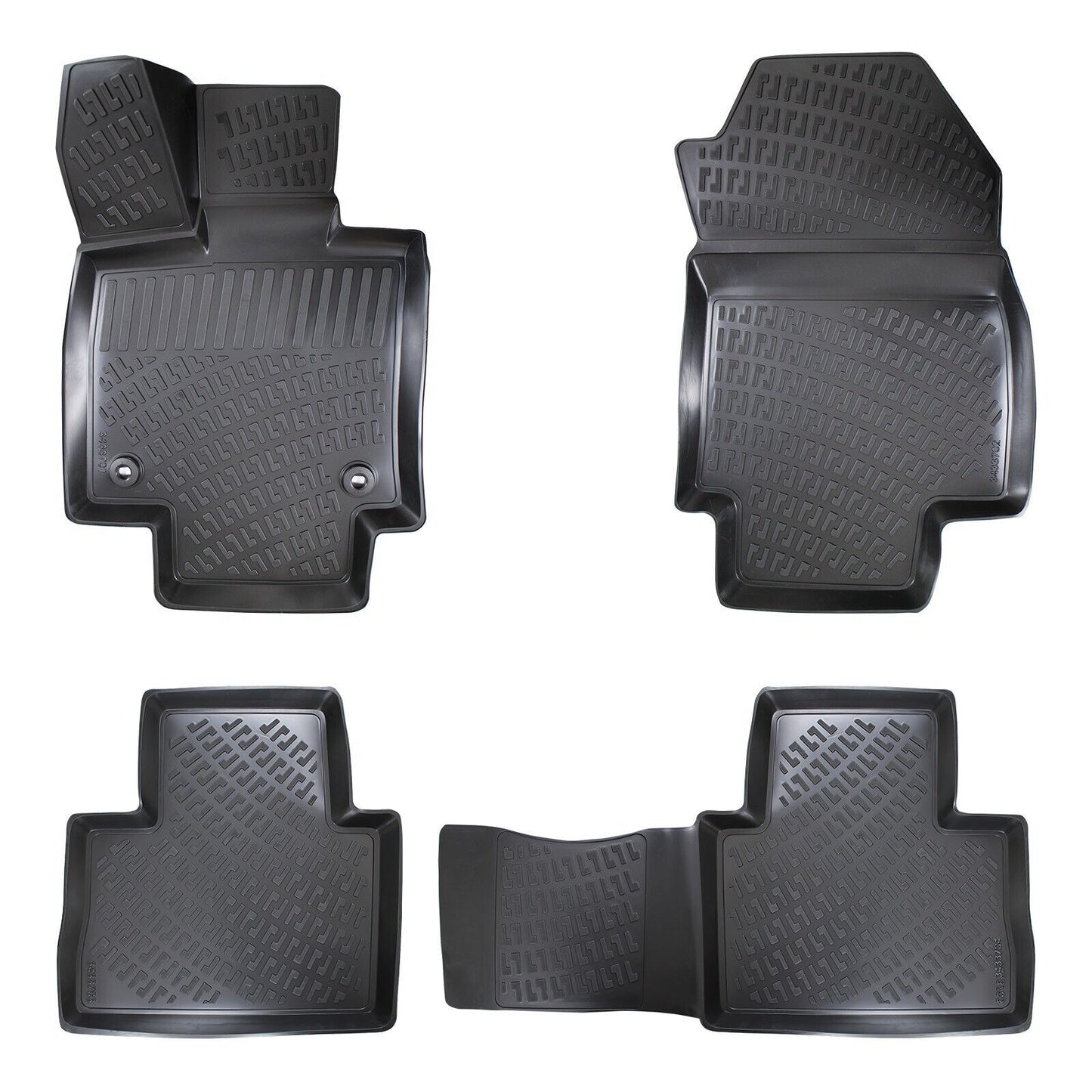 Floor Mats For Toyota Rav4 2019-2024 Waterproof All Weather Liners Eco 4 Pcs