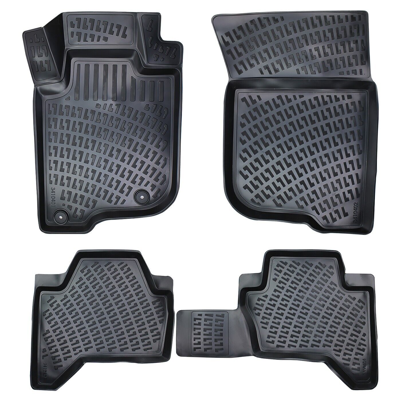 Floor Mats Liner Fits Mitsubishi Pajero / Montero 2006-2021 Waterproof 3D Eco