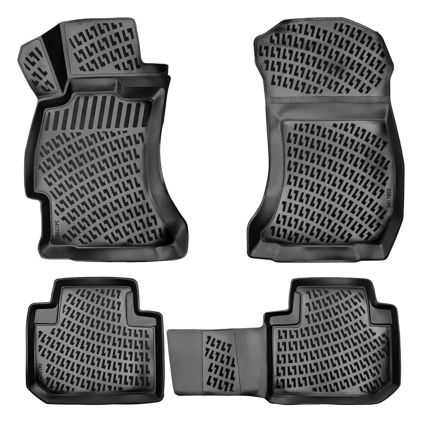 Floor Mats Liner Fits Subaru Impreza 2007-2014 Waterproof All Weather 3D Eco