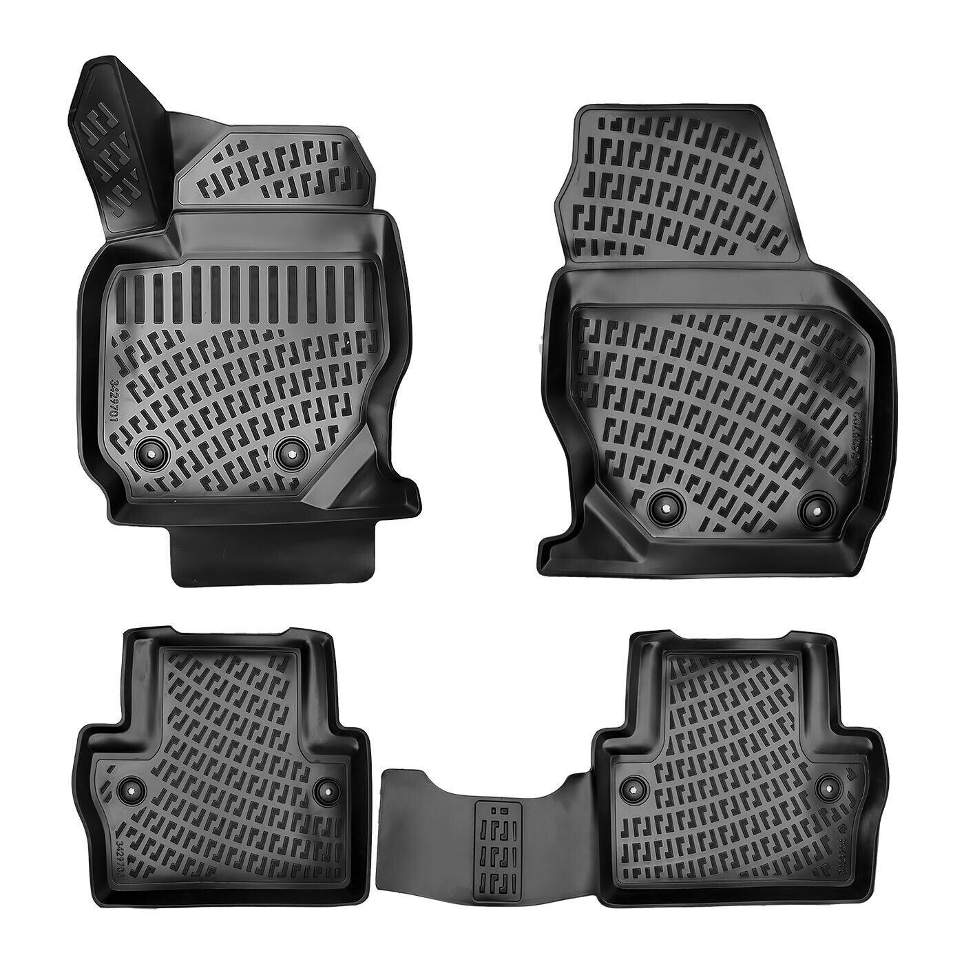 Floor Mats Liner For Volvo XC70 2008-2016 3D Molded Waterproof All Weather Eco