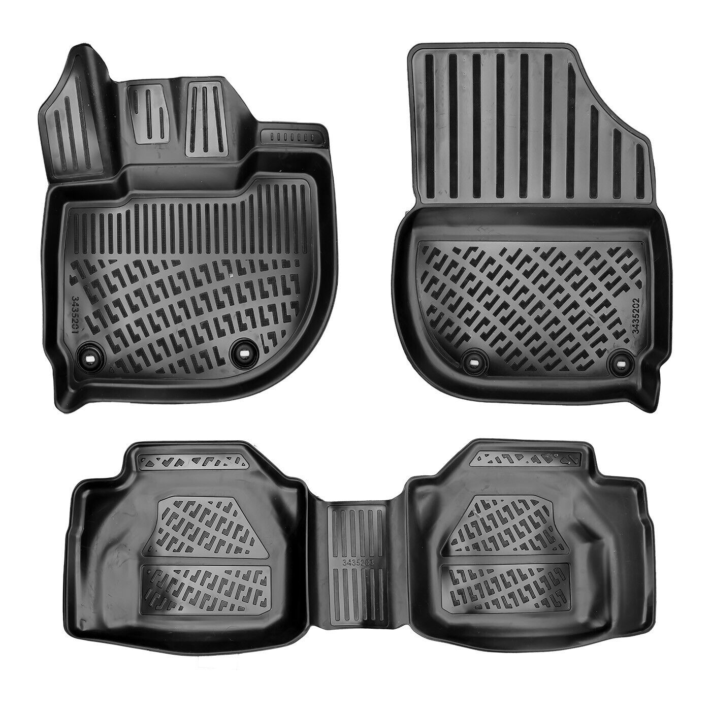 Floor Mats Liner Fits Honda City 2021-2024 Waterproof 3D Eco All Weather 4x