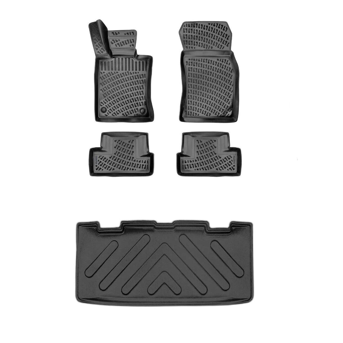 Floor Mats + Cargo Trunk Liner Fits Mini Cooper R56 2006-2013 3D Molded Eco SET