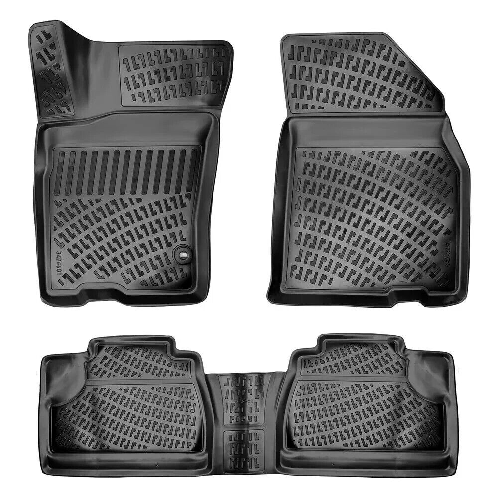 Floor Mats Liner For Mercedes M-Class W163 1998-2005 3D Molded Waterproof Black