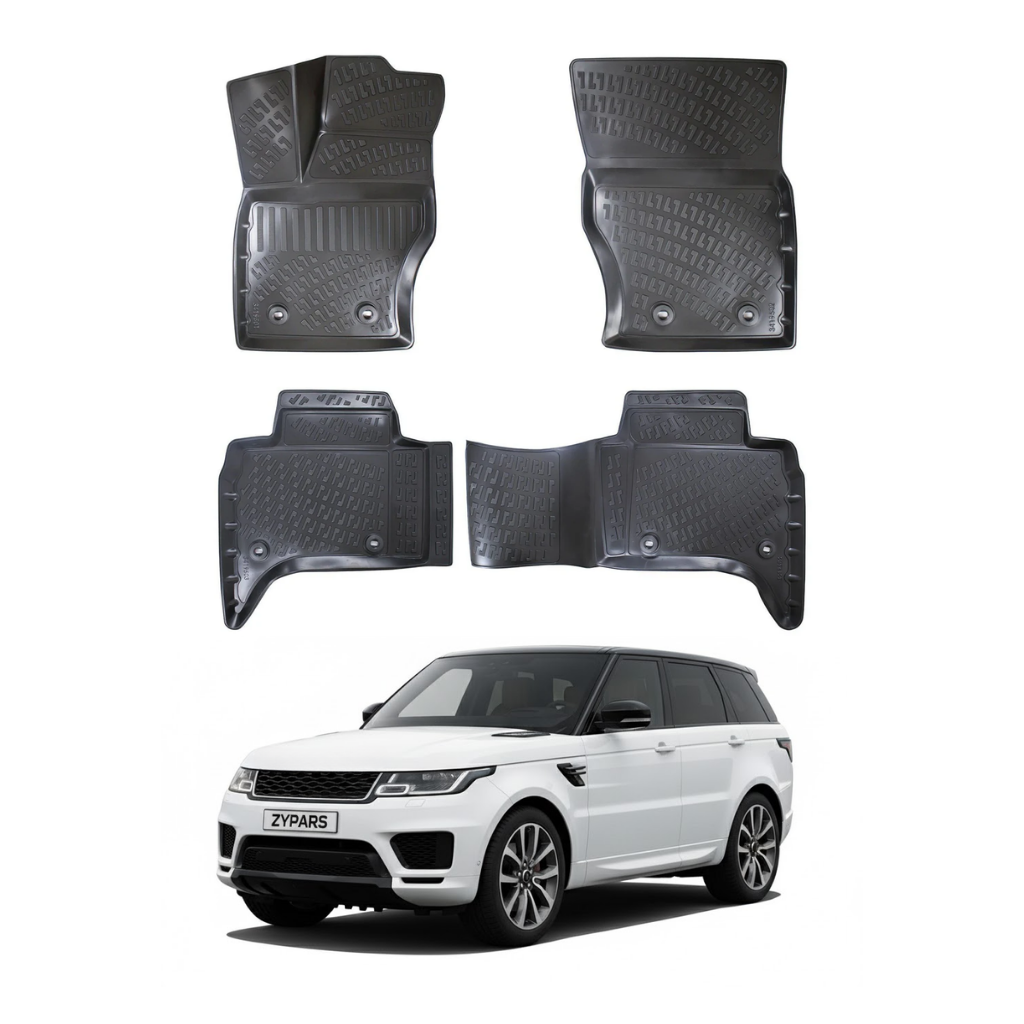 Land Rover Range Rover Sport 2013-2022 SUV 3D Floor Mats - Black