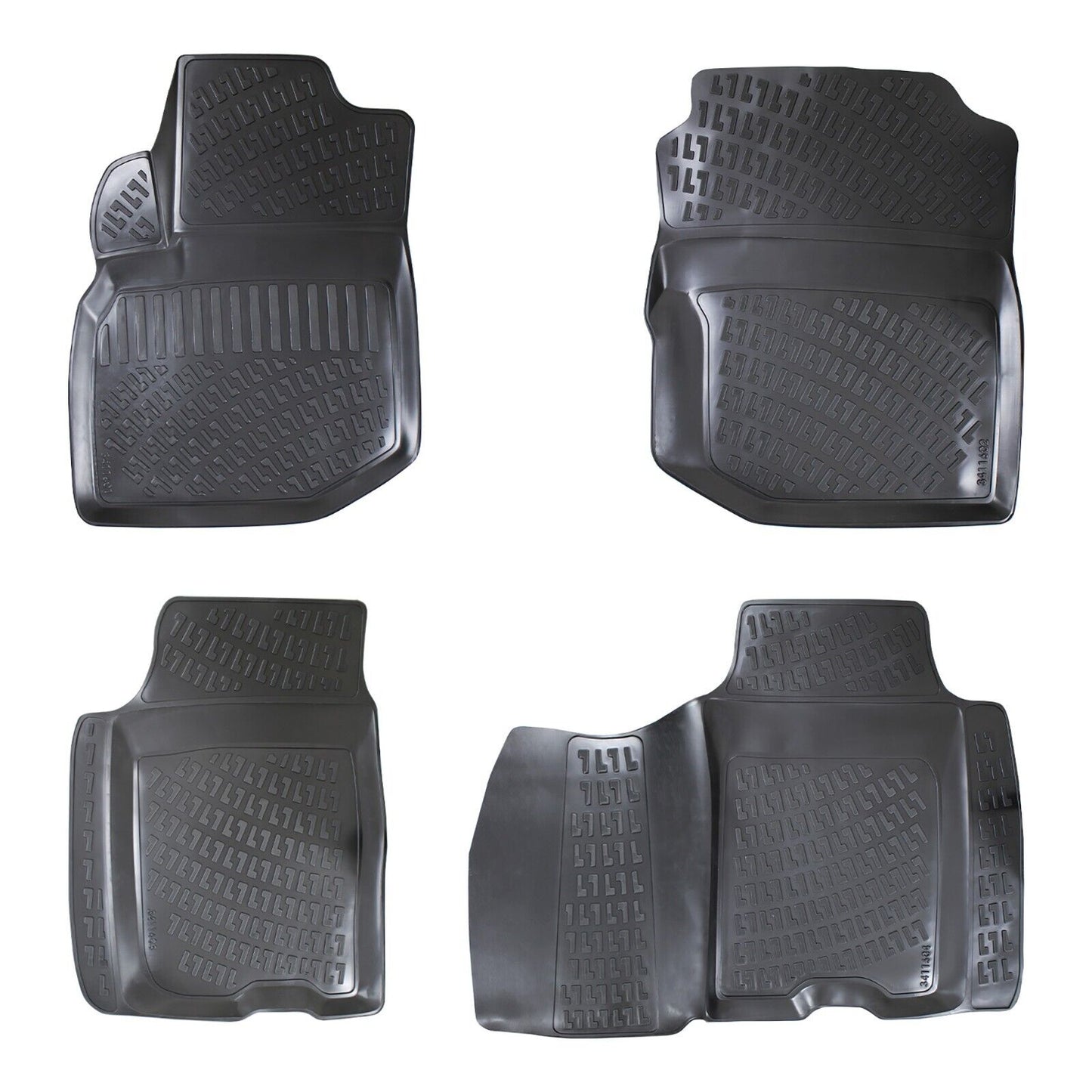 Floor Mats Liner For Honda Fit / Jazz 2009-2013 Waterproof 3D Eco All Weather
