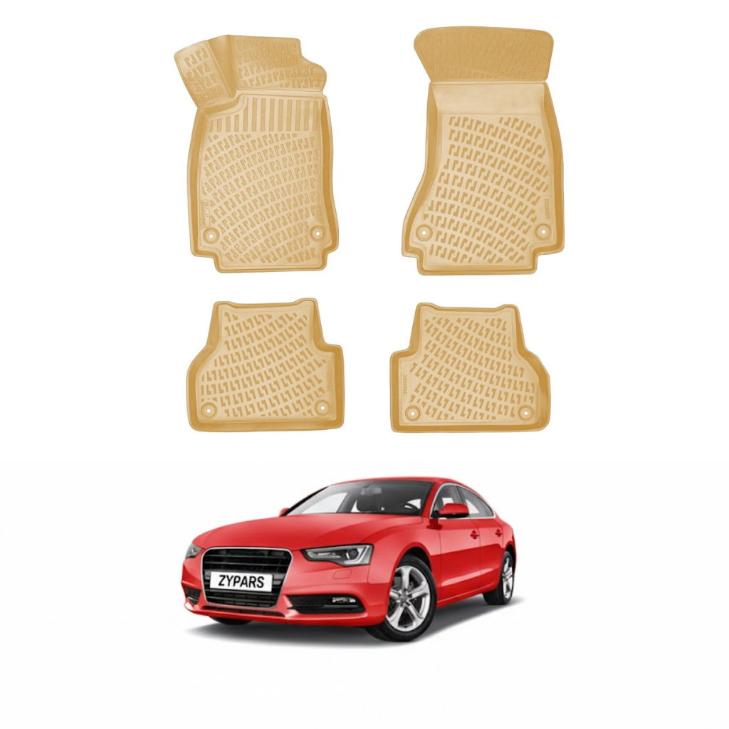 Audi A5 2007-2016 SD 3D Floor Mats - Beige