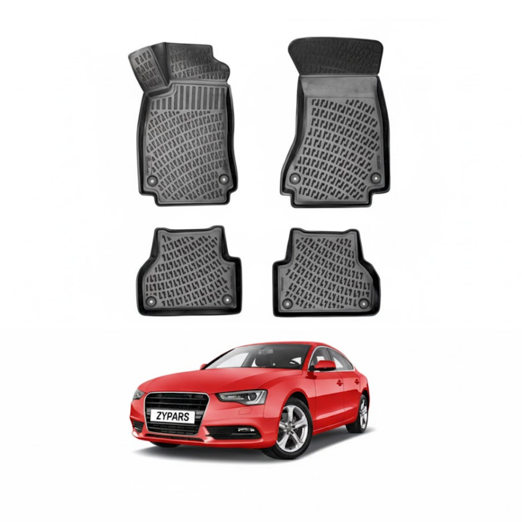 Audi A5 2007-2016 SD 3D Floor Mats - Black