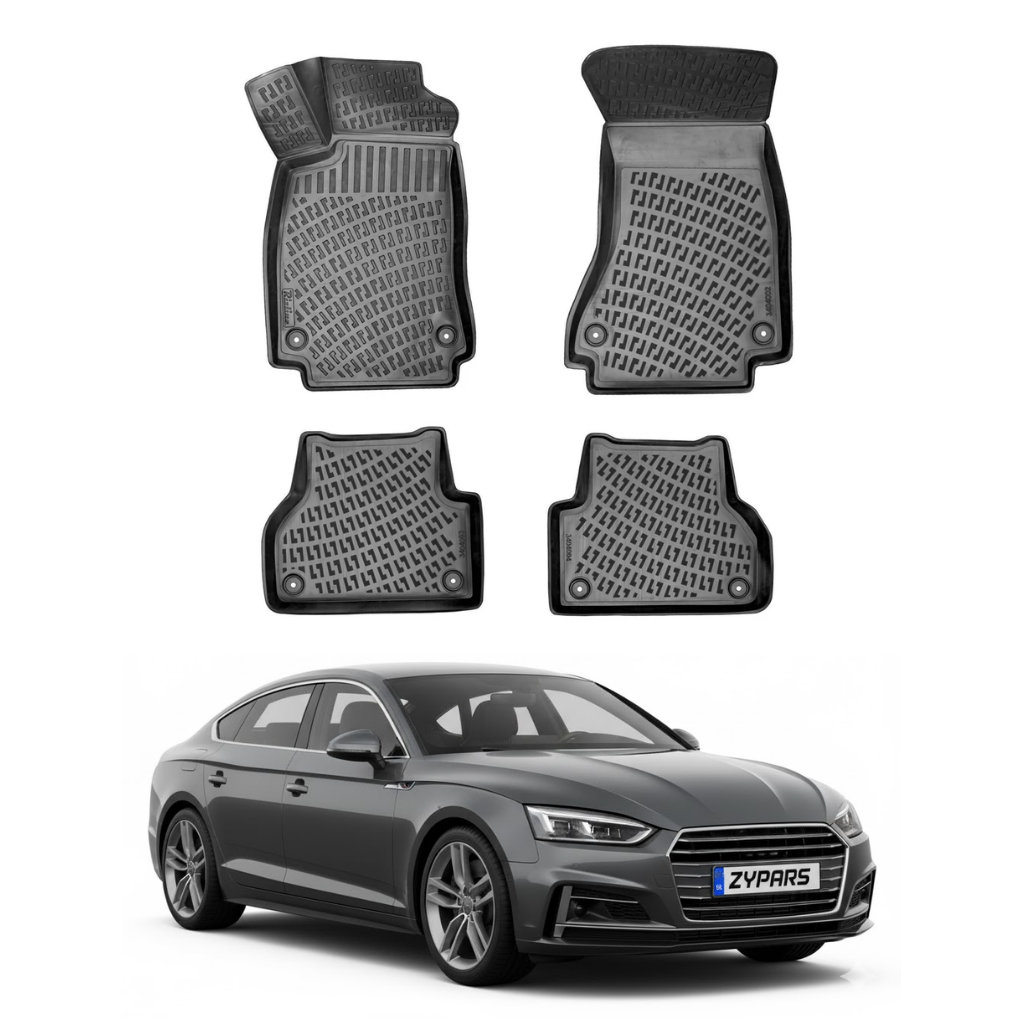 Audi A5 2016+ SD 3D Floor Mats - Black
